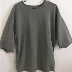 Oversized distressed T-shirt